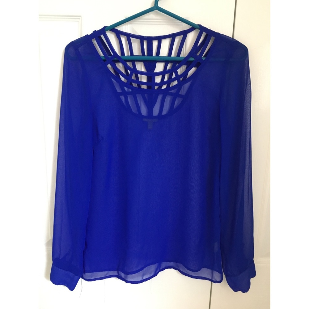 XS Charlotte Russe Sheer Top